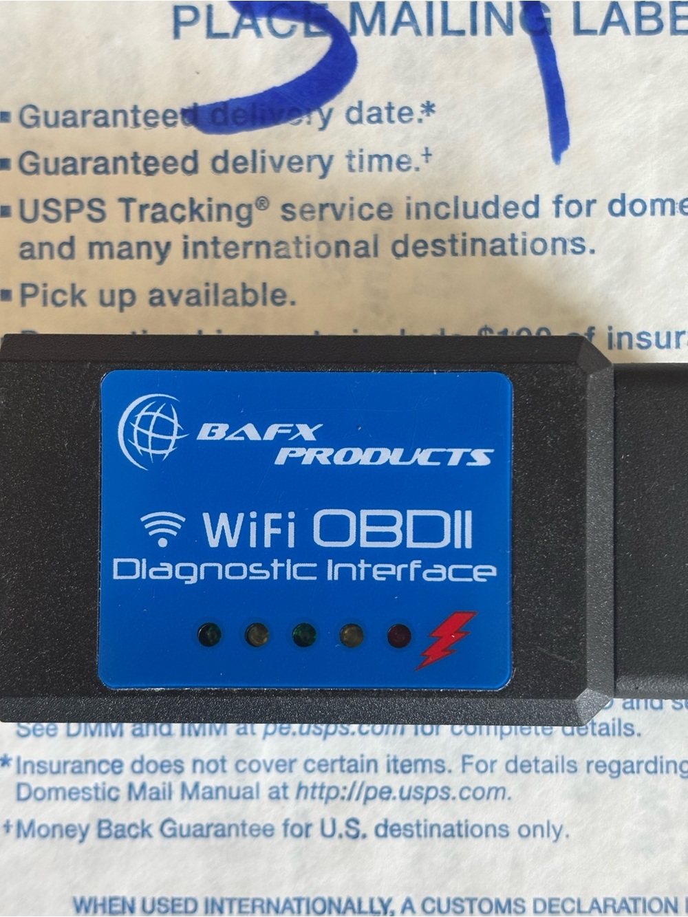 BAFX Products OBDII Diagnostic Interface Car Engine Code Reader Scanner